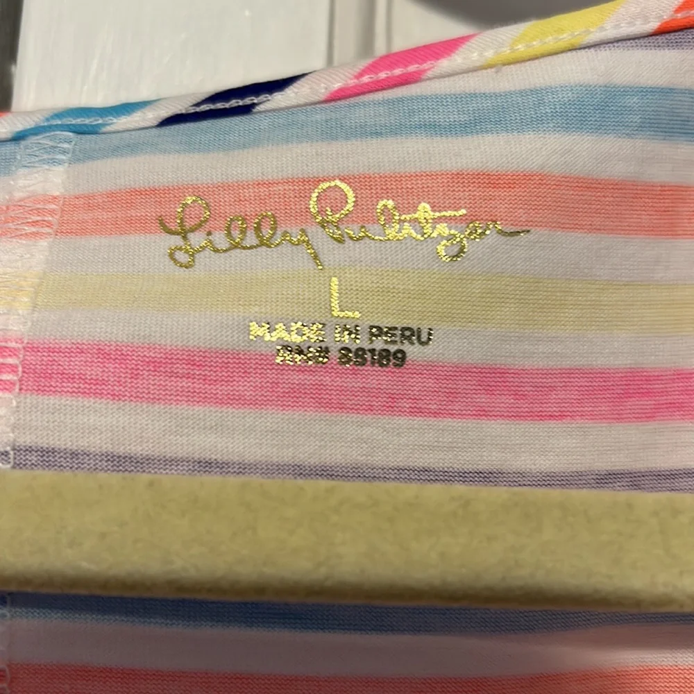 Lilly Pulitzer Striped Short Sleeve Dress - Picture 4 of 4